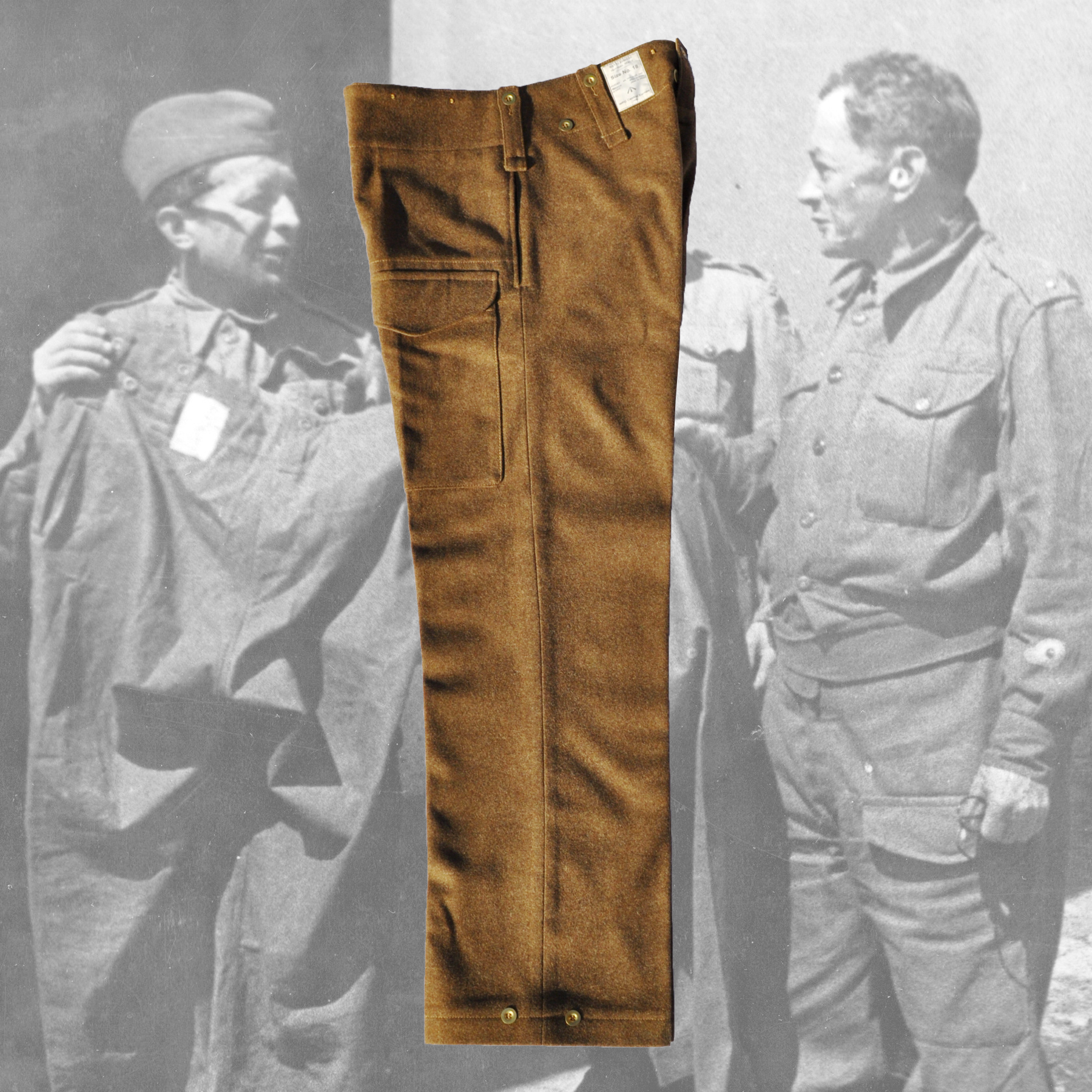 Battledress Trousers, Serge (late 